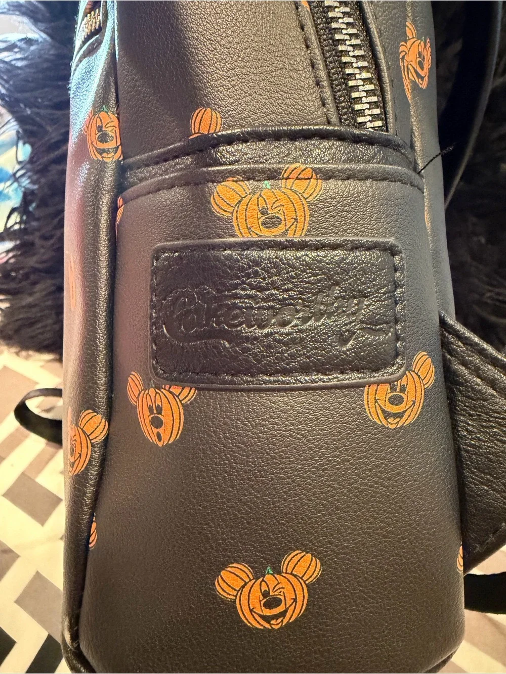 Cakeworthy Mickey Pumpkin Halloween Mini Backpack